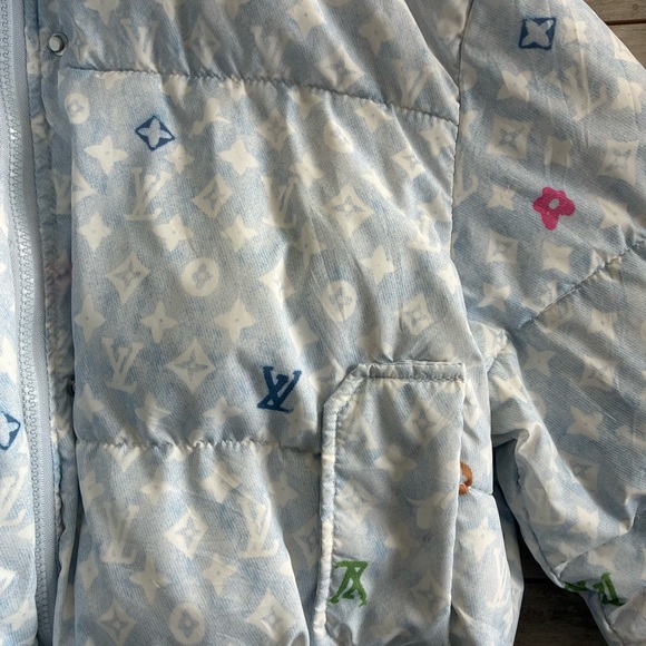 Louis Vuitton Monogram Puffer Jacket w/ Detachable Hood - Picture 6 of 14